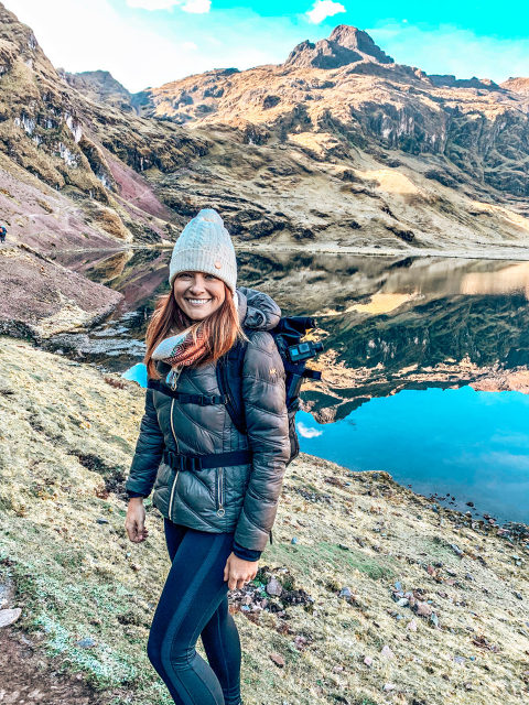 mirror lake in Peru